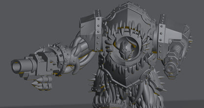 Followers of Change Dreadnaught | 32/28mm Heroic-Scale Sci-Fi Heavy Infantry