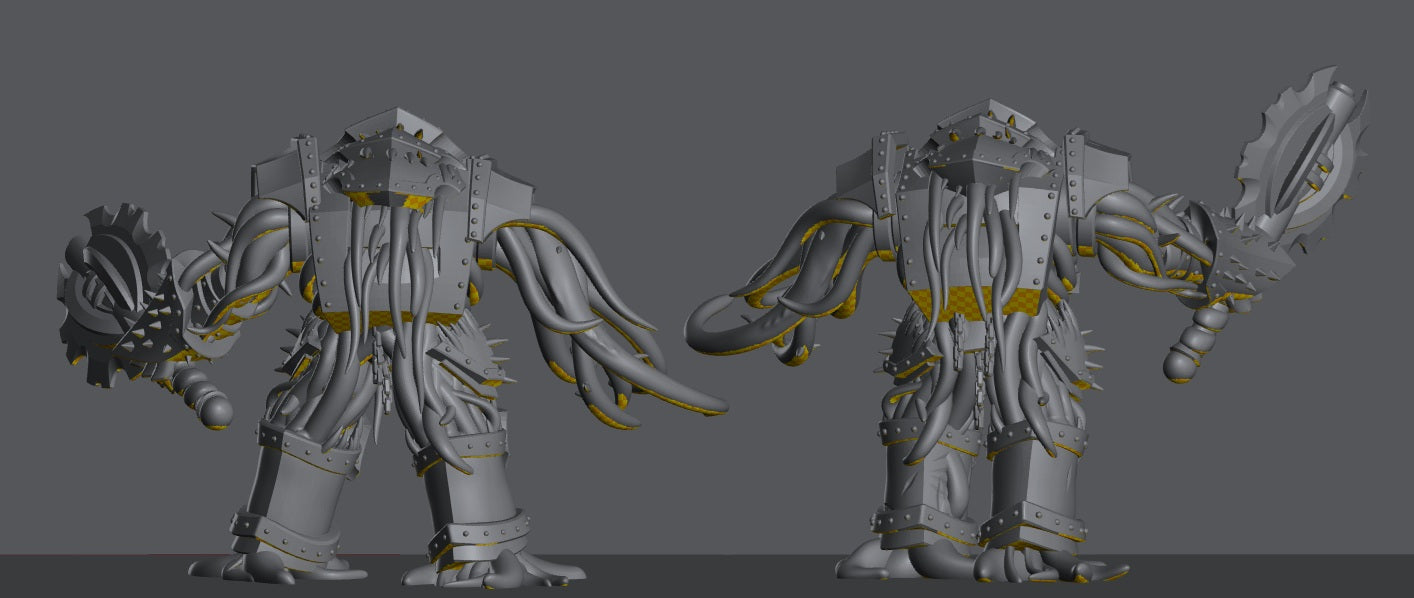 Followers of Change Dreadnaught | 32/28mm Heroic-Scale Sci-Fi Heavy Infantry