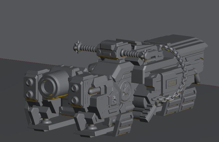 Pontifex Of War | 32/28mm Heroic-Scale Sci-Fi Leader
