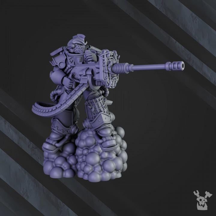 Clan Depressors | 32/28mm Heroic-Scale Sci-Fi Power Armoured Heavy Infantry