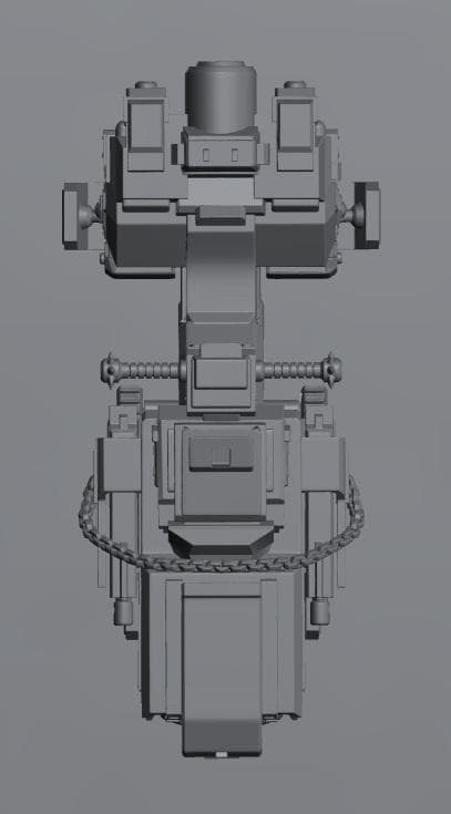 Pontifex Of War | 32/28mm Heroic-Scale Sci-Fi Leader