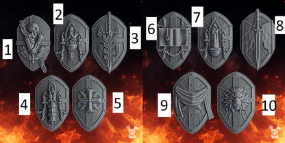 Pactum Aeternum Conversion Bits | Weapons, Shield and Armour Accessories for 28-32mm Sci-Fi Miniatures