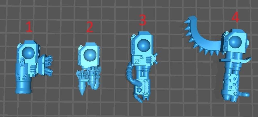 Porkaz Slasher Noids | 32/28mm Heroic-Scale Sci-Fi Walker Miniatures