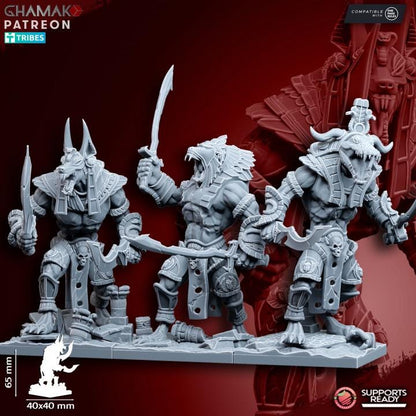 Undead Pharaohs Nomarch Guardian | 28mm Heroic-Scale Fantasy Monster Miniatures