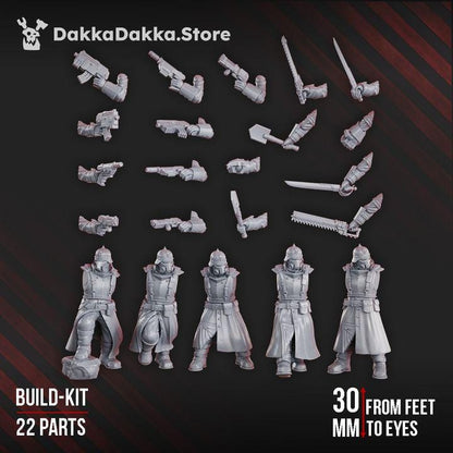 Guard Lead Detachment | 32/28mm Heroic-Scale Sci-Fi Infantry
