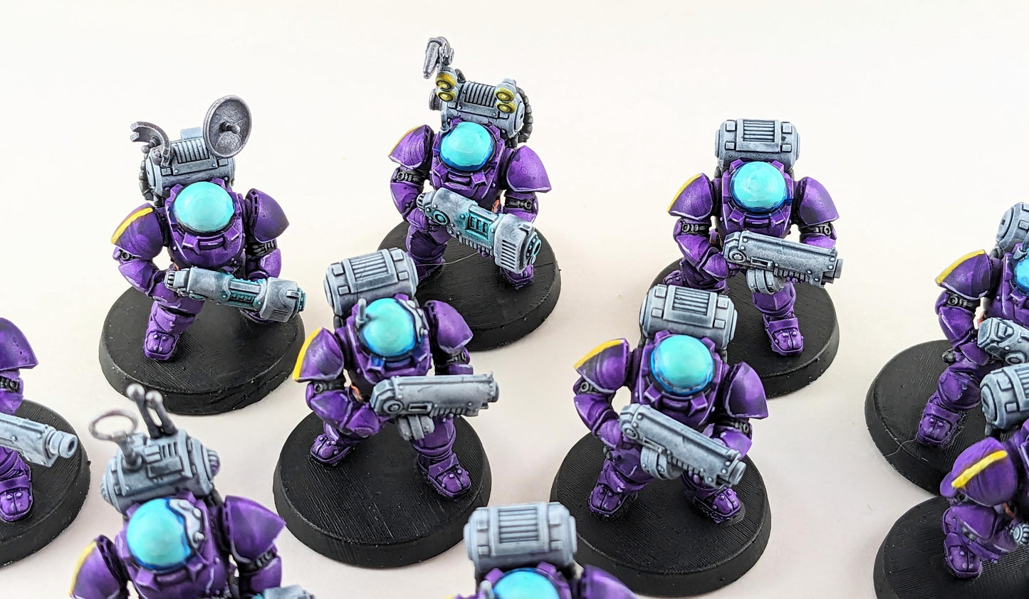 Droydkin Dragoons | 32/28mm Heroic-Scale Sci-Fi Infantry Miniatures