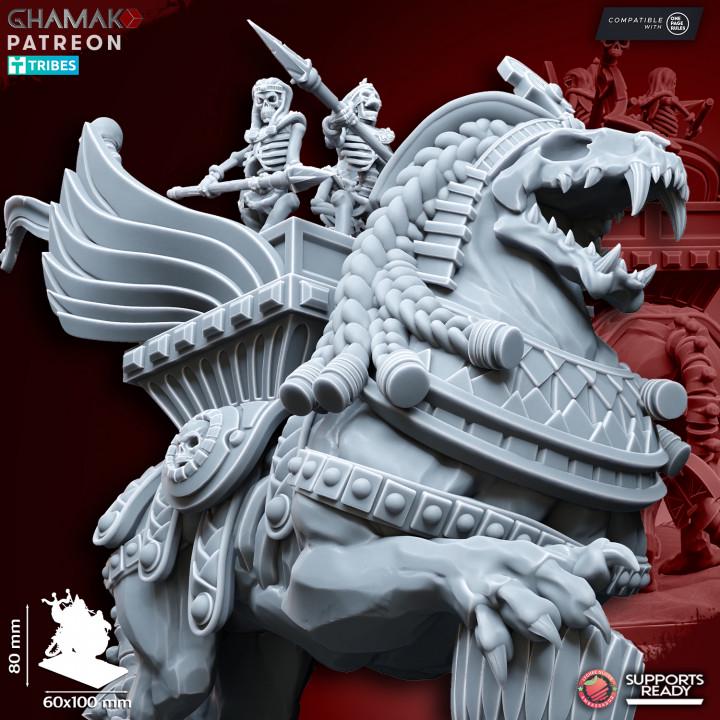 Undead Pharaohs Sphinx | 28mm Heroic-Scale Fantasy Monster Miniatures