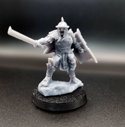 Warbreed Orc Command Set | 28mm Scale Fantasy Infantry Miniatures