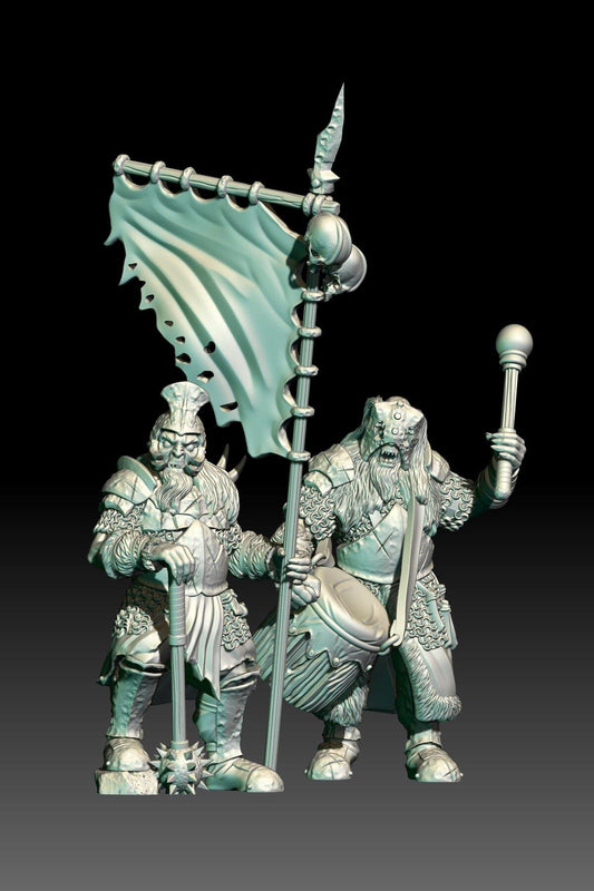 Orc Command | 28mm Scale Fantasy Infantry Miniatures