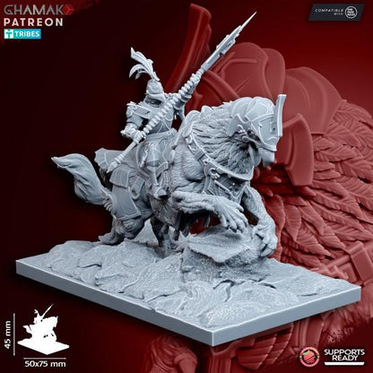 The Human Empire Demi-Gripphin Knights | 28mm Heroic-Scale Fantasy Cavalry Miniatures