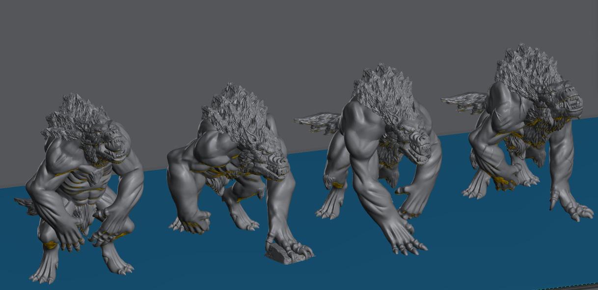 Werewolves | 28mm Scale Fantasy Monster Miniatures