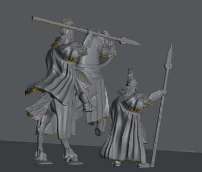 Horse Lords Prince | 28mm Scale Fantasy Infantry Miniatures