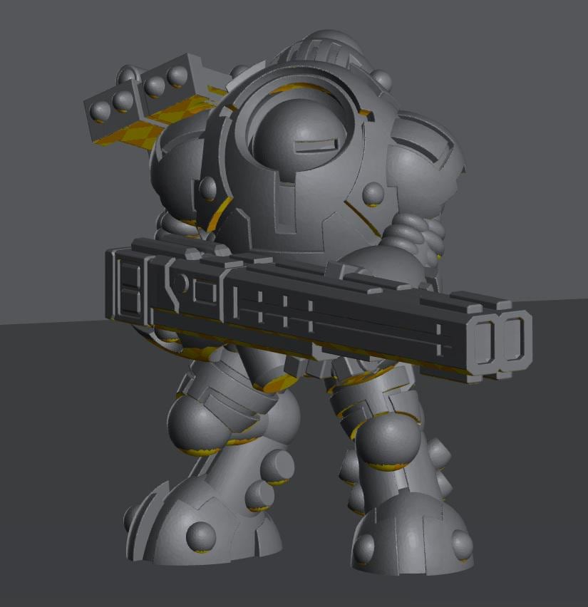 Skyborn Heavy Battlesuits | 8mm Epic Scale Sci-Fi Walker Miniature