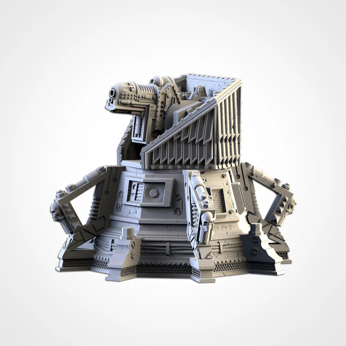 Sci Fi Defense Turret | 32/28mm Wargaming Scenery and Miniature Terrain