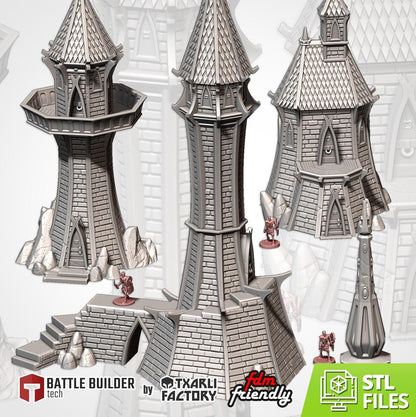 Elven Buildings | 32/28mm Wargaming Scenery and Miniature Terrain