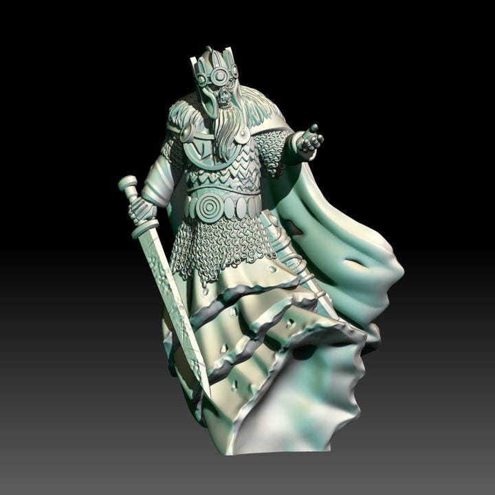 Undead Horde Necrolord | 28mm Scale Fantasy Infantry Miniatures