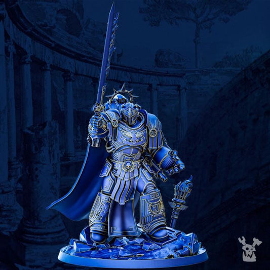 Quintus Aexius The Conditor | 32/28mm Heroic-Scale Sci-Fi Heavy Power Armour Infantry Leader