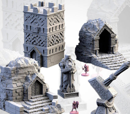 Dwarven Constructions | 32/28mm Wargaming Scenery and Miniature Terrain