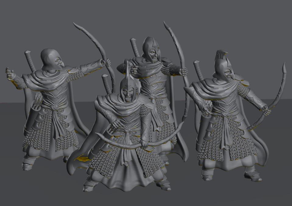 Oathbreaker Elven Warriors | 28mm Scale Fantasy Infantry Miniatures