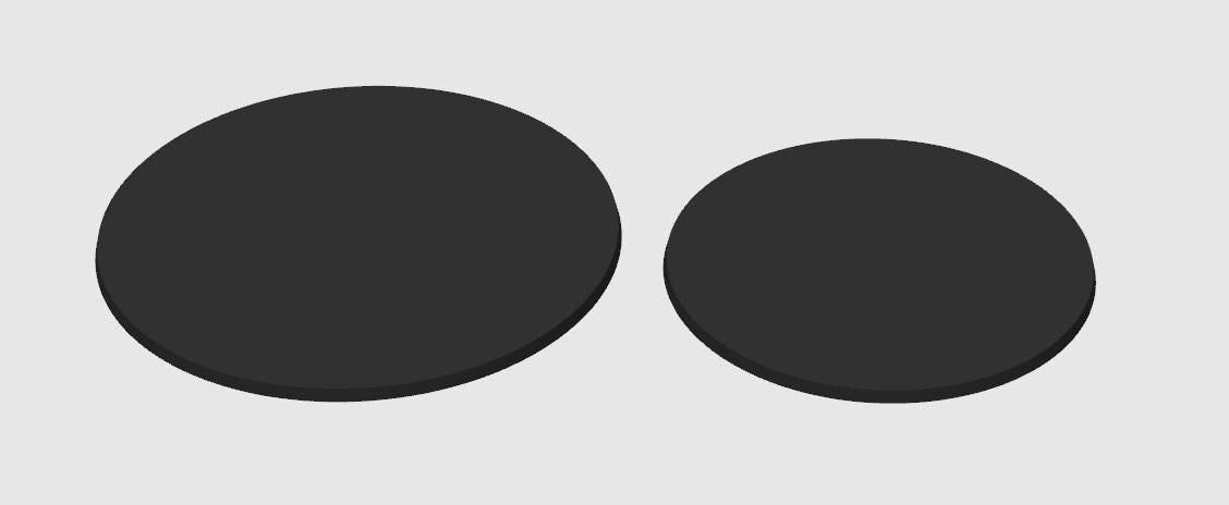 PLA Round Miniature Bases | 32/28mm Round Bases for Skirmish Wargames