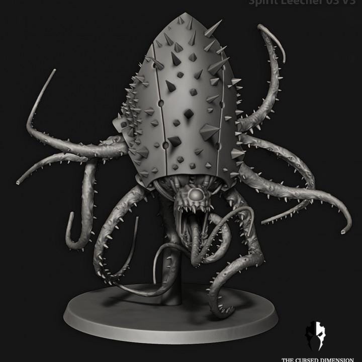 Cursed Elves Collector/Spirit Leecher | 32/28mm Heroic-Scale Sci-Fi Monster Miniatures