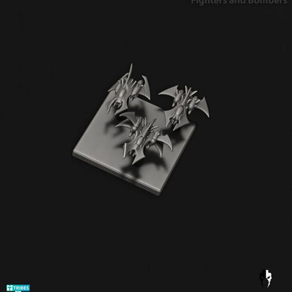 Cursed Elves Fleet Scale Fighters | Space Fleet Scale Sci-Fi Miniatures