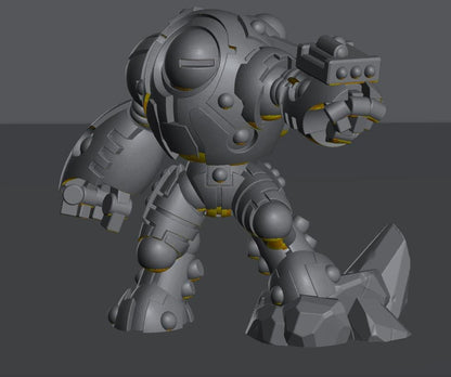 Skyborn Battlesuit Commanders | 8mm Epic Scale Sci-Fi Walker Miniature