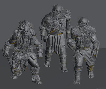 Savage Hillmen Warriors | 28mm Scale Fantasy Infantry Miniatures