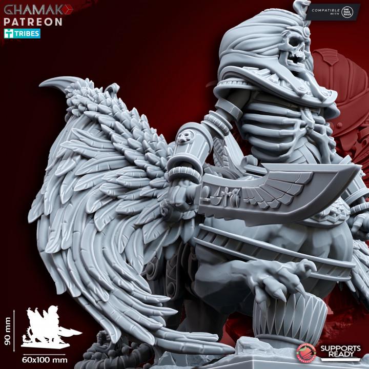 Undead Pharaohs Sphinx | 28mm Heroic-Scale Fantasy Monster Miniatures