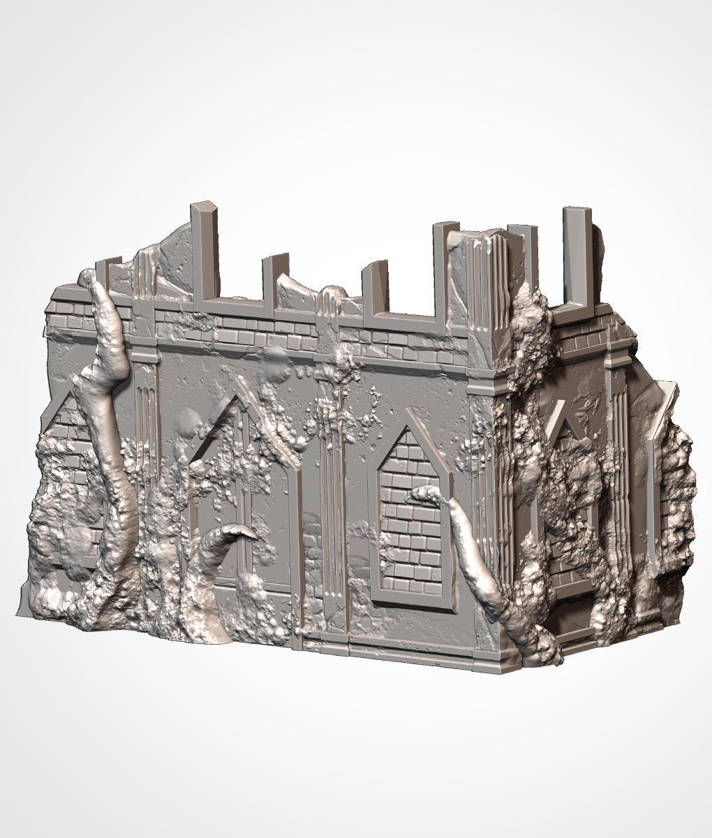 Infected Ruins | 32/28mm Wargaming Scenery and Miniature Terrain