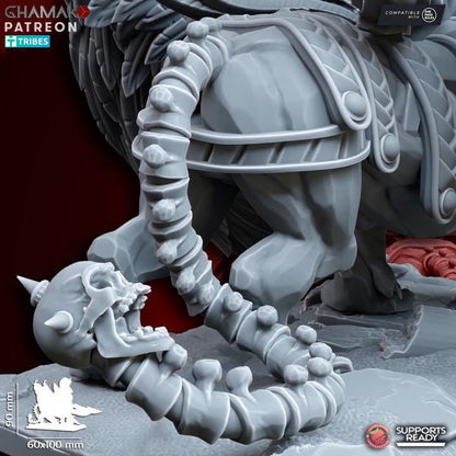 Undead Pharaohs Sphinx | 28mm Heroic-Scale Fantasy Monster Miniatures