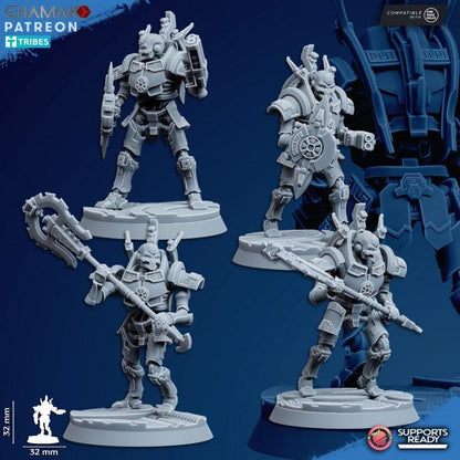 Undying Void Centurion | 32/28mm Heroic-Scale Sci-Fi Infantry Miniatures