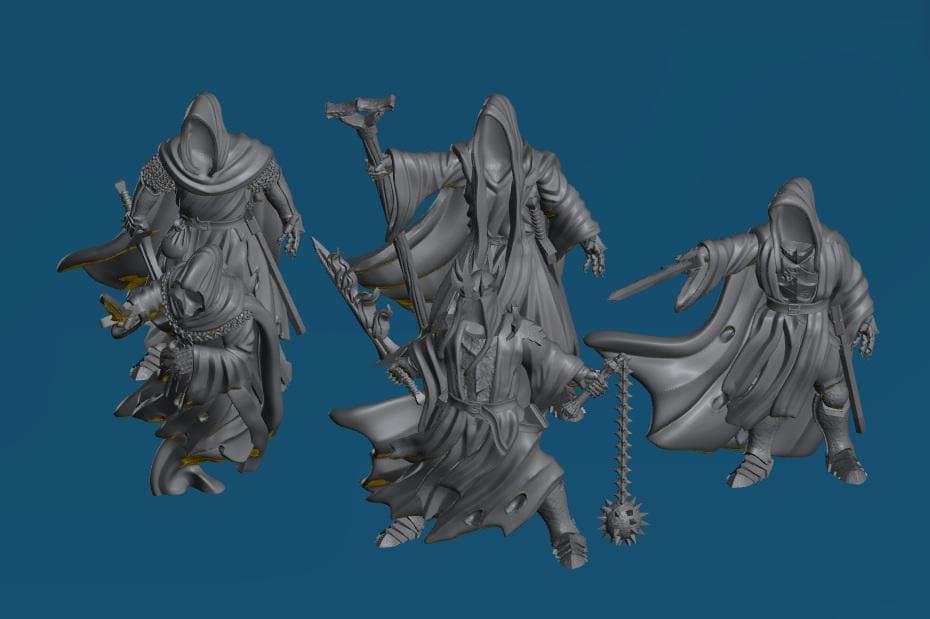 The 9 Lords | 28mm Scale Fantasy Infantry Miniatures