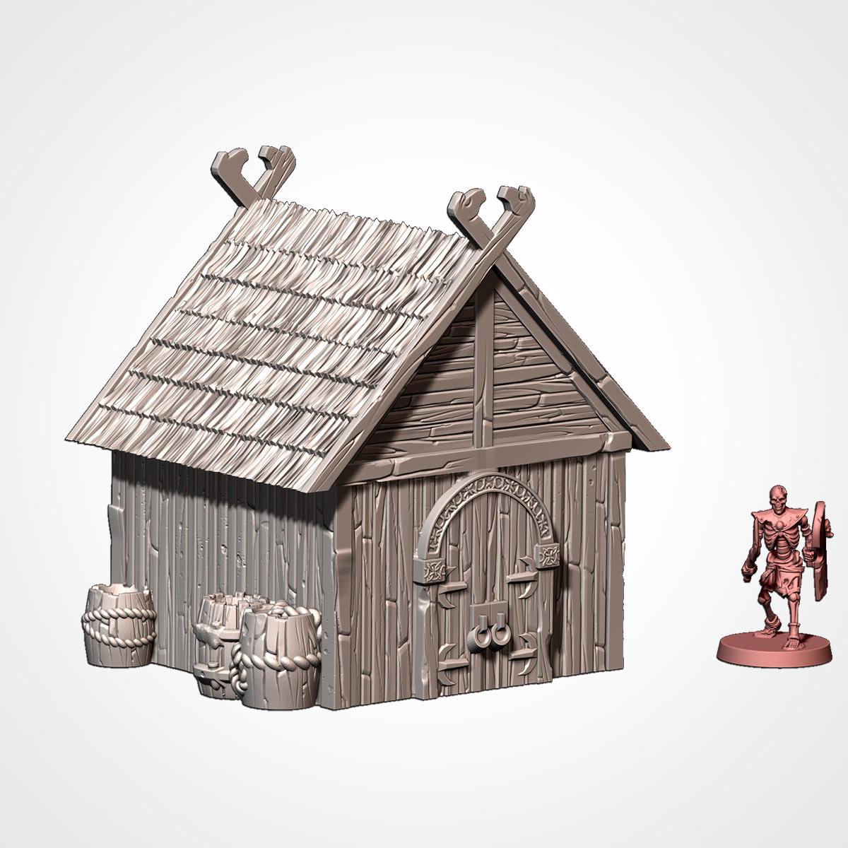 Master Ring Village | 32/28mm Wargaming Scenery and Miniature Terrain