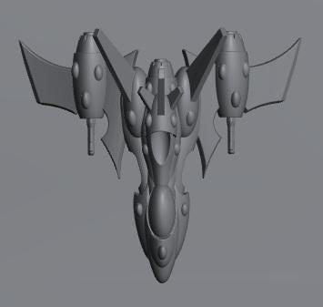 Tech Elves Fleet Scale Bombers | Space Fleet Scale Sci-Fi Miniatures