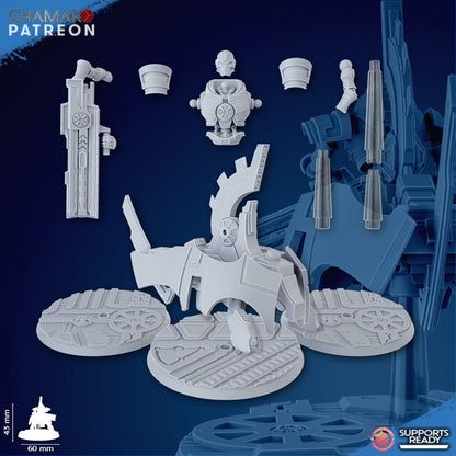 Undying Flying Warriors | 32/28mm Heroic-Scale Sci-Fi Jetbike Miniatures