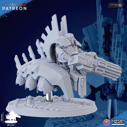 Undying Flying Warriors | 32/28mm Heroic-Scale Sci-Fi Jetbike Miniatures