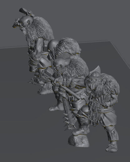 Hillmen Wildling Half Troll | 28mm Scale Fantasy Infantry Miniatures