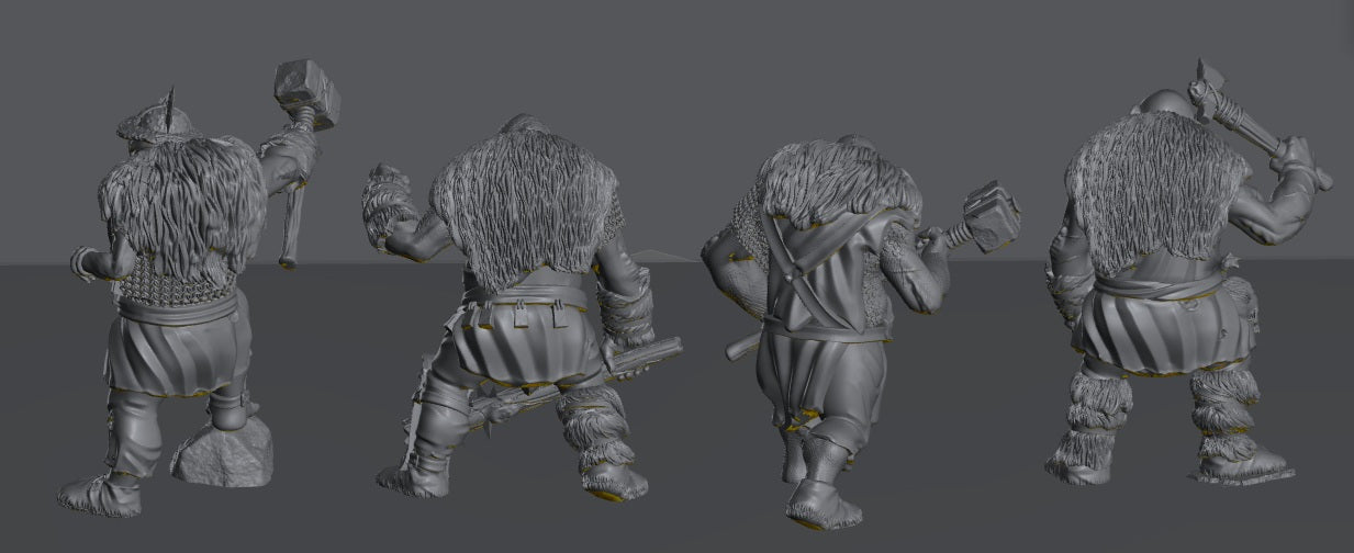 Hillmen Wildling Half Troll | 28mm Scale Fantasy Infantry Miniatures