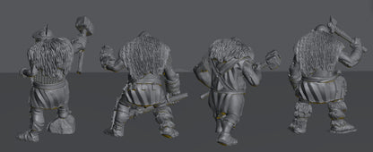 Hillmen Wildling Half Troll | 28mm Scale Fantasy Infantry Miniatures