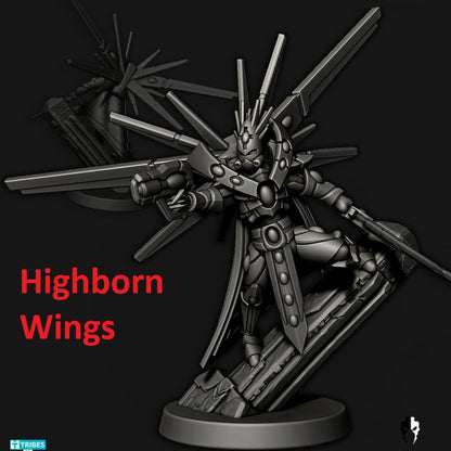Tech Elves Heroes | 32/28mm Heroic-Scale Sci-Fi Infantry Miniatures