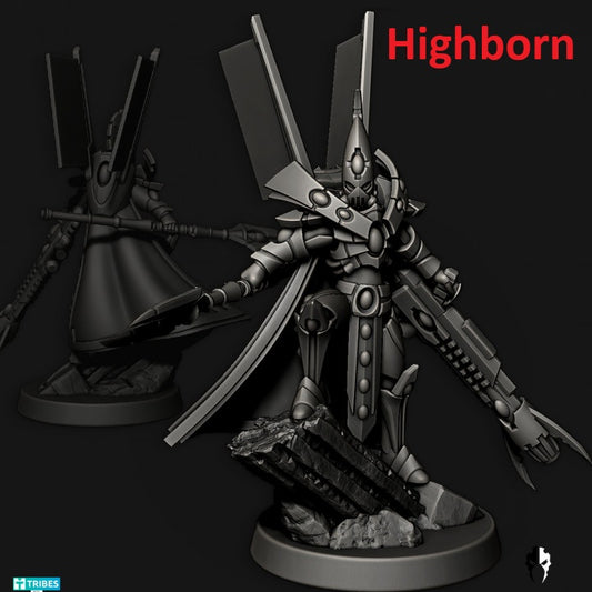 Tech Elves Heroes | 32/28mm Heroic-Scale Sci-Fi Infantry Miniatures