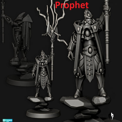 Tech Elves Heroes | 32/28mm Heroic-Scale Sci-Fi Infantry Miniatures