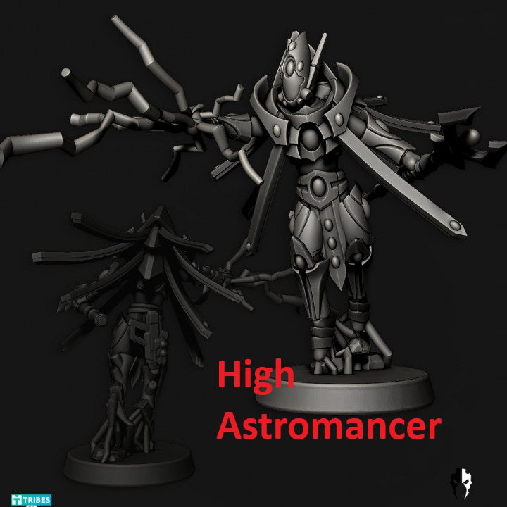 Tech Elves Heroes | 32/28mm Heroic-Scale Sci-Fi Infantry Miniatures