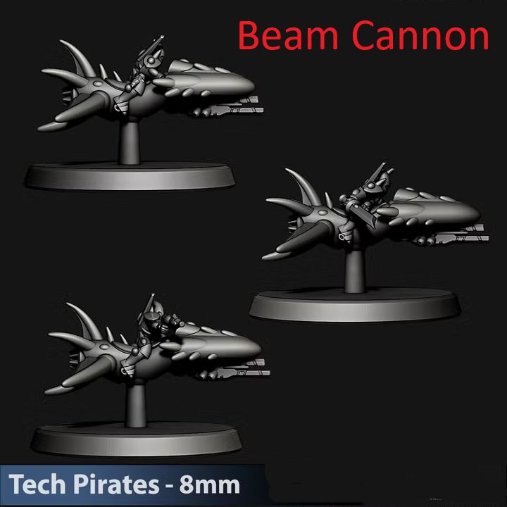 Tech Pirates Jetbikes | 8mm Epic Scale Sci-Fi Bike Miniatures