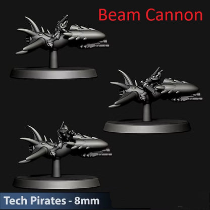 Tech Pirates Jetbikes | 8mm Epic Scale Sci-Fi Bike Miniatures