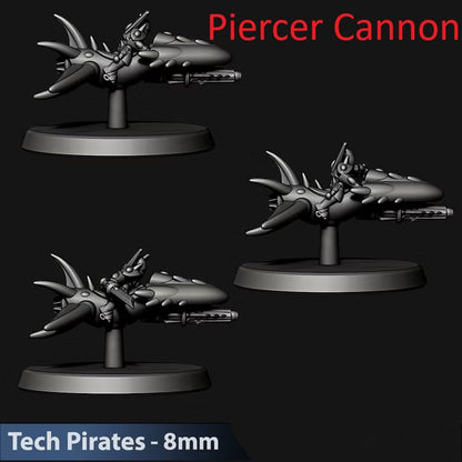 Tech Pirates Jetbikes | 8mm Epic Scale Sci-Fi Bike Miniatures