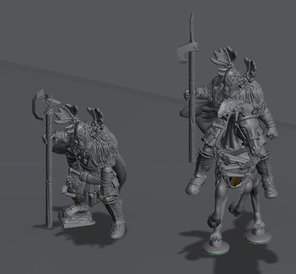Hillmen Wildling King | 28mm Scale Fantasy Infantry Miniatures