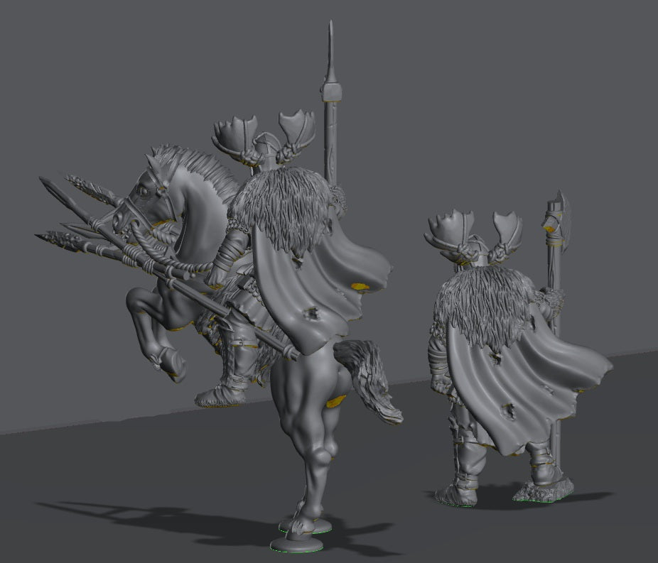 Hillmen Wildling King | 28mm Scale Fantasy Infantry Miniatures