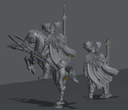 Hillmen Wildling King | 28mm Scale Fantasy Infantry Miniatures